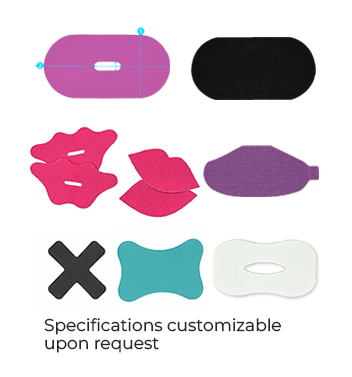 Choose Shape & Size — custom dimensions and shapes