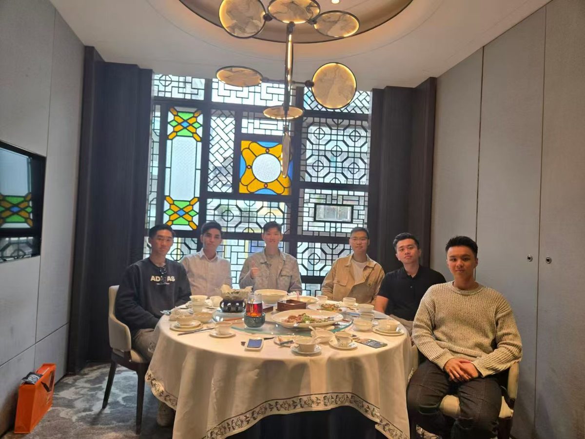 Ryan Chua visiting HLK factory